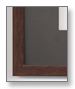 Walnut Frame Dark Gray Matt